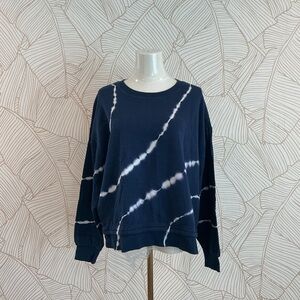 Navy Tie-Dye Sweatshirt